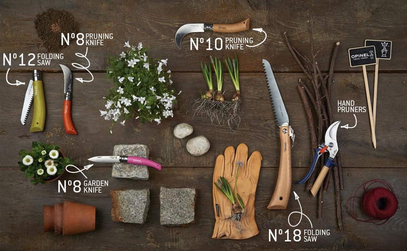 Opinel No. 10 Pruning Folding Knife - Stainless Steel for Pruning, Grafting, Orchards, Vineyards, and Gardening - Image 5
